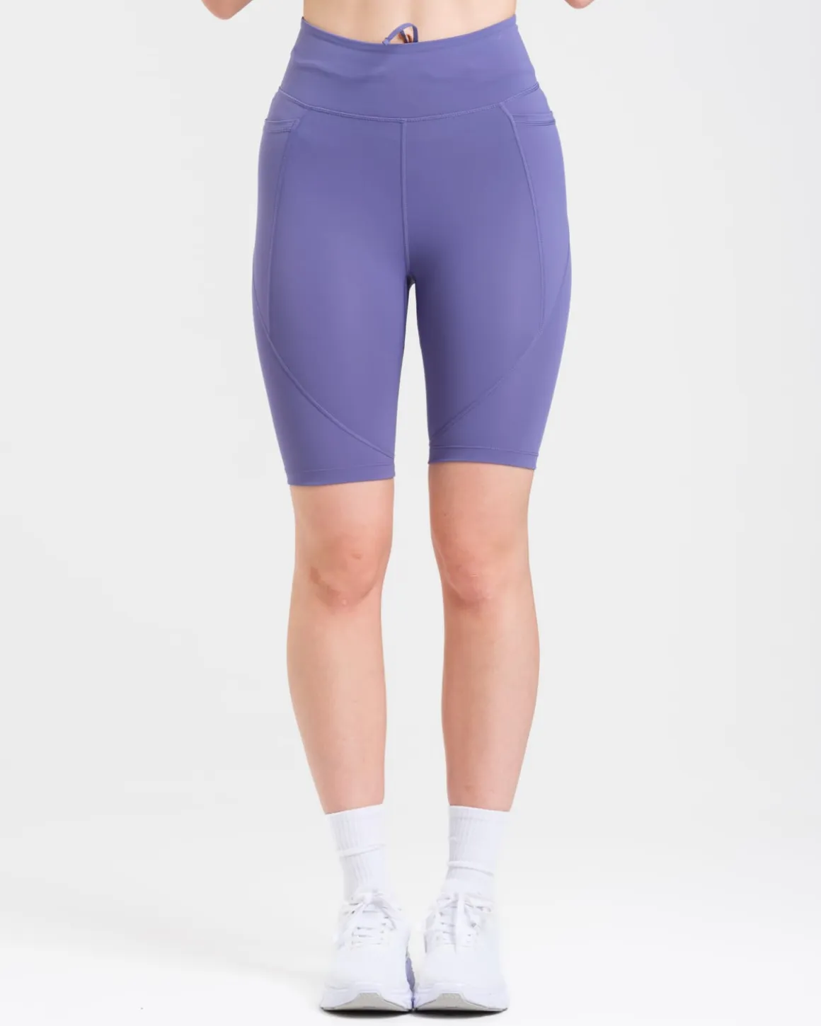 Conquer Running Pocket Shorts 8″ Lilac Heron