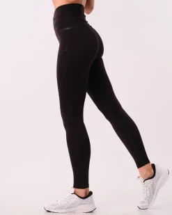 Conquer Running Pocket Tights Black