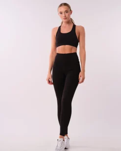 Conquer Running Pocket Tights Black