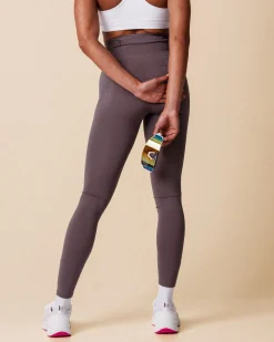 Conquer Running Pocket Tights 2.0 Grey Granite