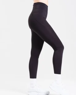 Conquer Running Pocket Tights Black Beauty