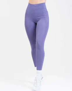 Conquer Running Pocket Tights Lilac Heron
