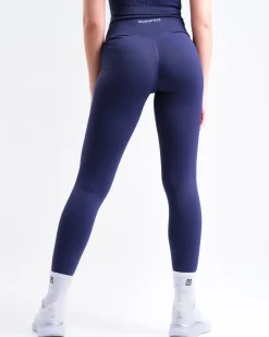 Contour Seamless Tights Blue Navy
