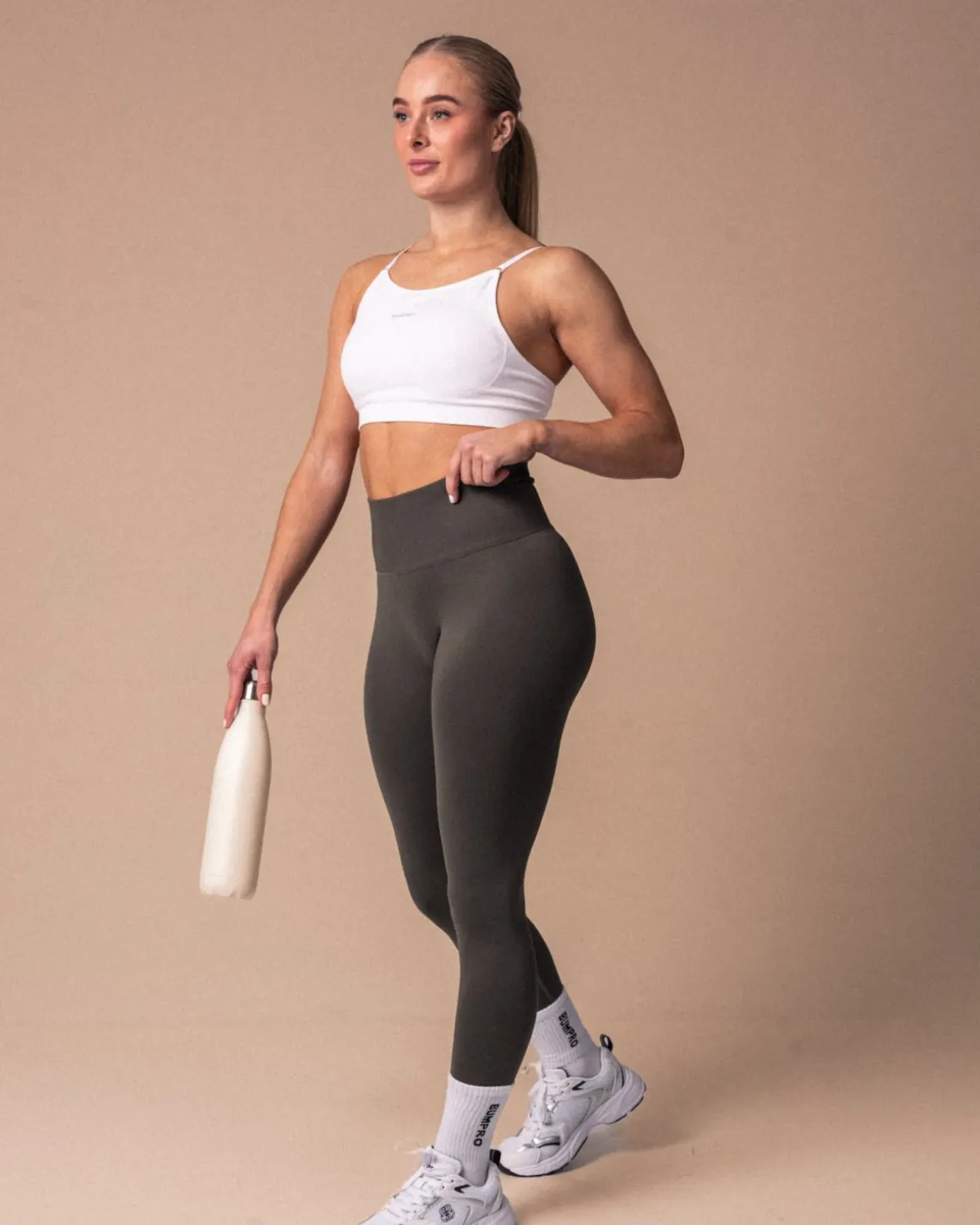 Contour Seamless Tights Military Green