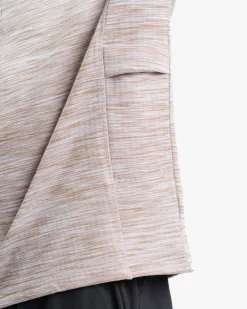 Core Run Half Zip M Beige Marl