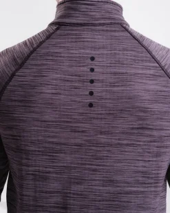 Core Run Half Zip M Black Marl