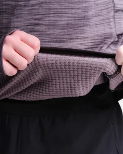Core Run Half Zip M Black Marl