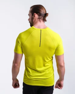 Core Run Tee M Yellow+Black 2-PACK