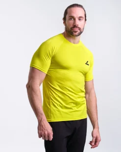 Core Run Tee M Yellow Primerose