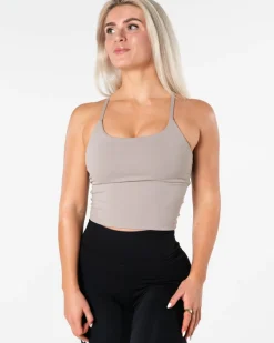 Core Singlet Top Beige