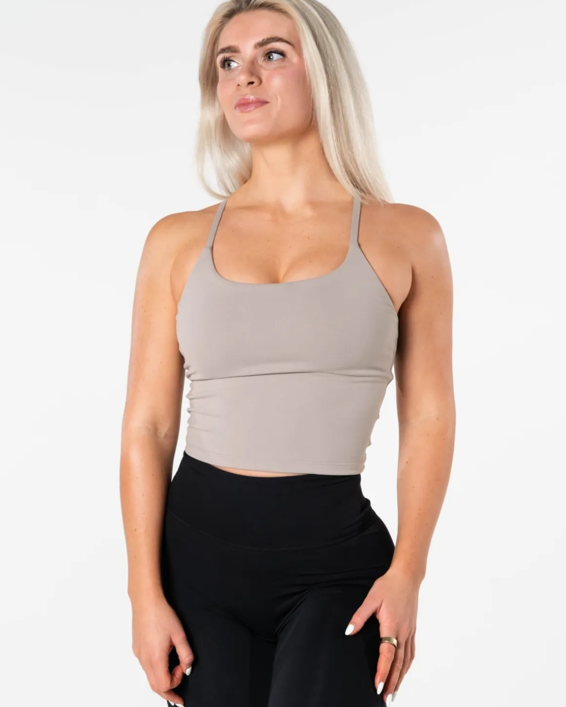 Core Singlet Top Beige