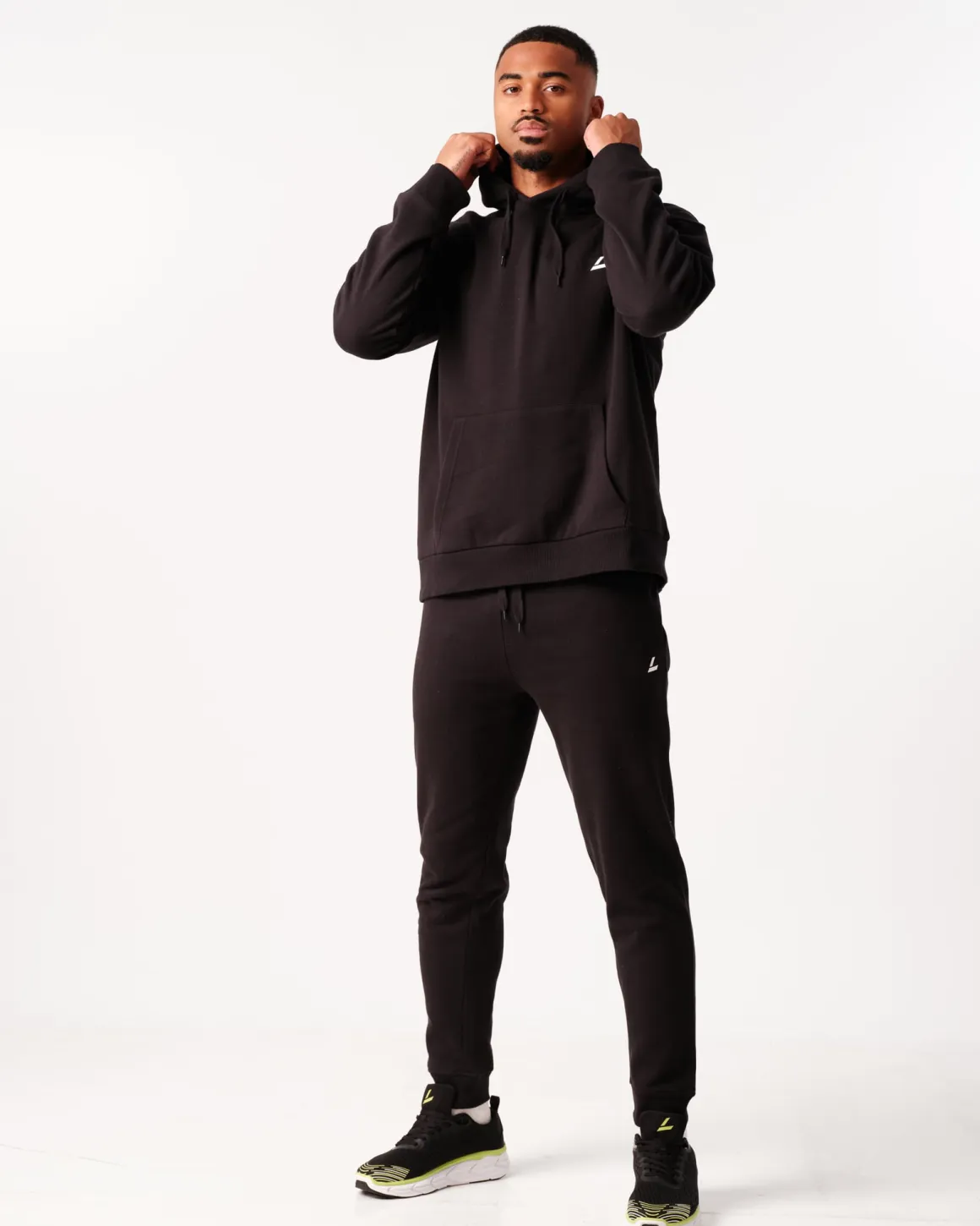 Core Sweat Hoodie + Core Sweatpants Black SET