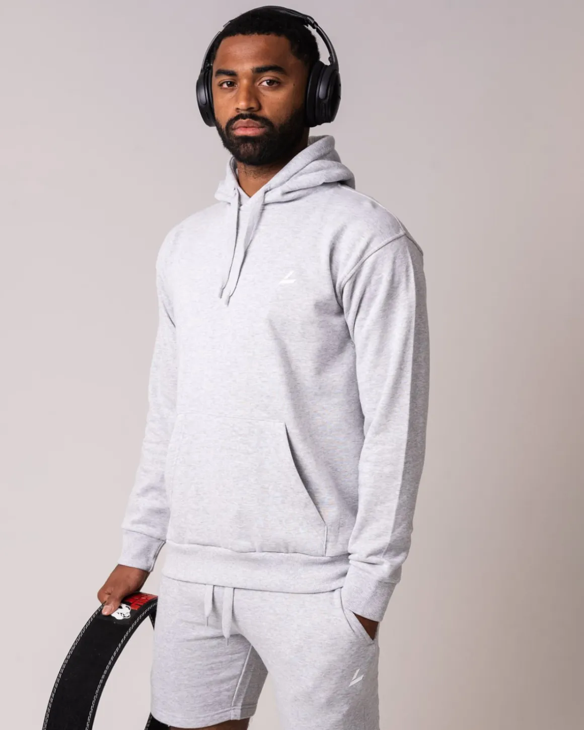 Core Sweat Hoodie Grey Melange
