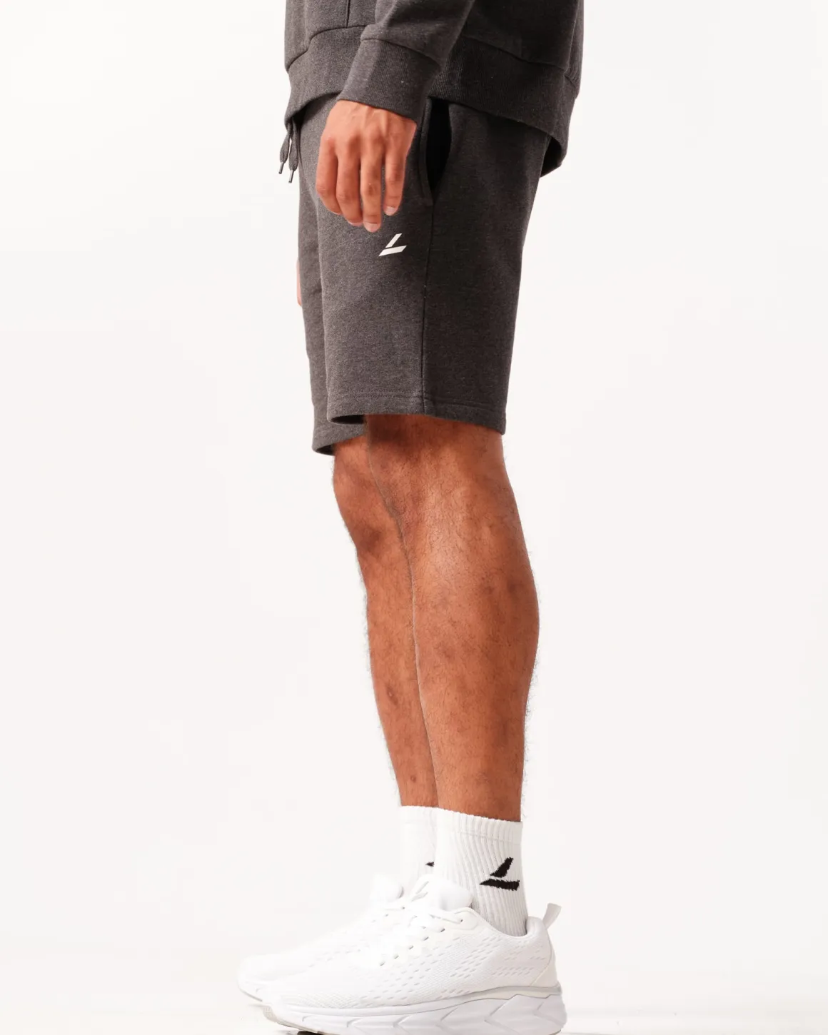 Core Sweat Shorts Dark Grey Melange