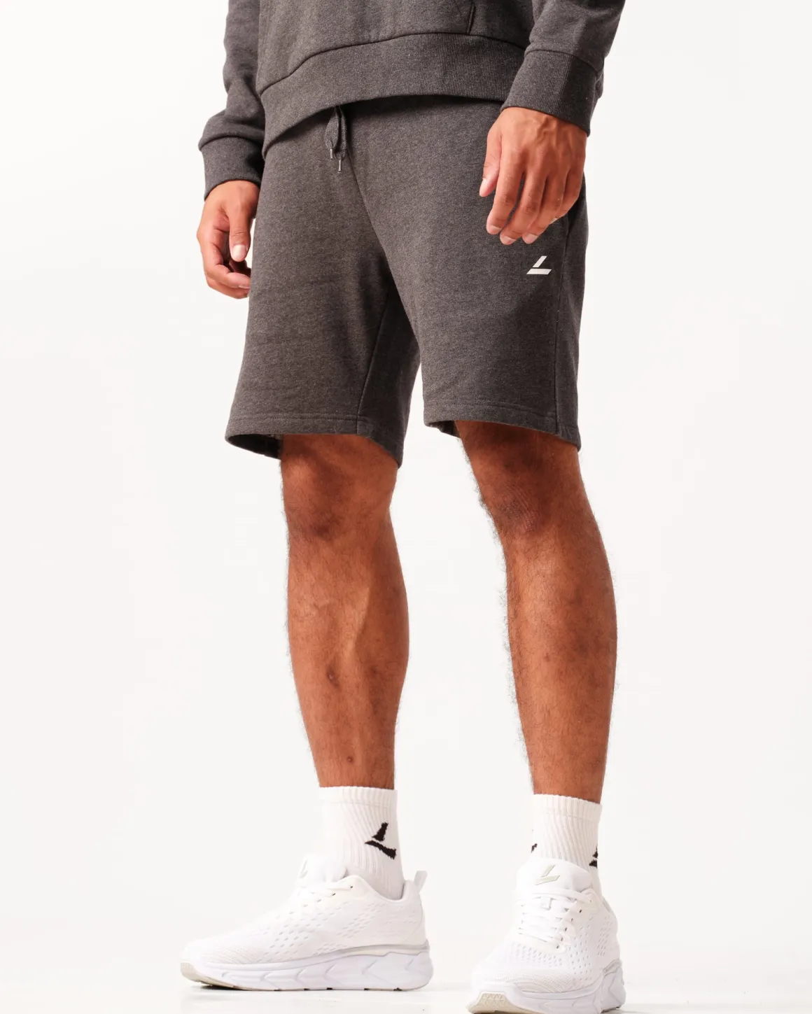Core Sweat Shorts Dark Grey Melange