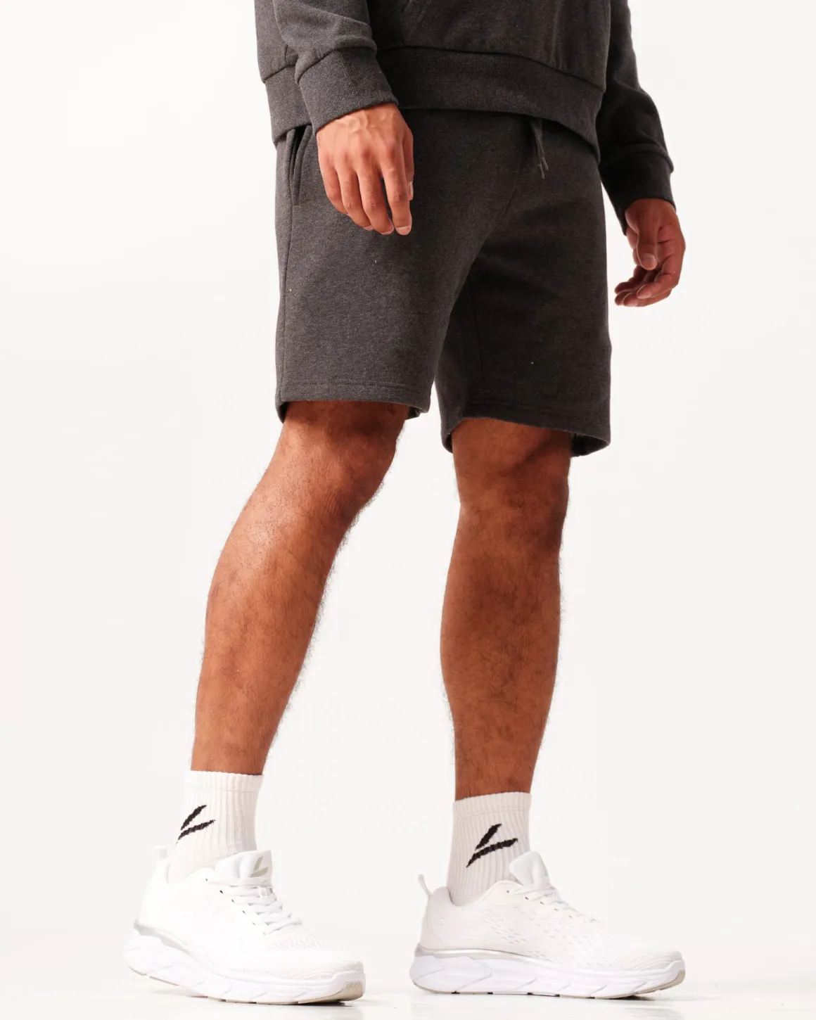 Core Sweat Shorts Dark Grey Melange