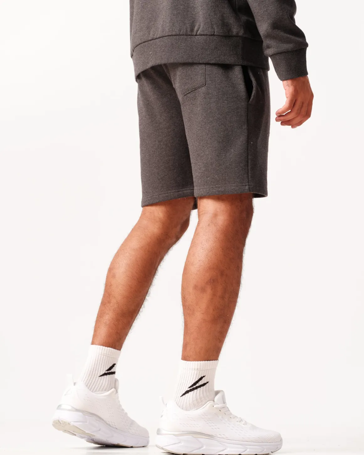 Core Sweat Shorts Dark Grey Melange