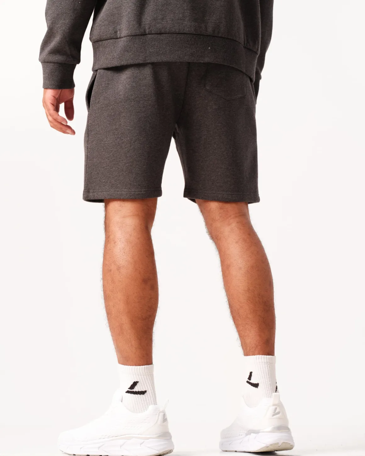 Core Sweat Shorts Dark Grey Melange