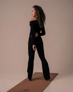 CottonLuxe Seamless LS Black