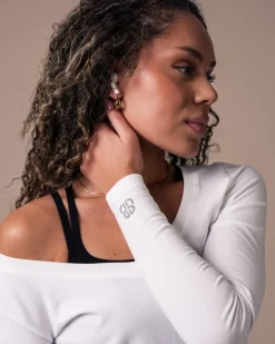 CottonLuxe Seamless LS White