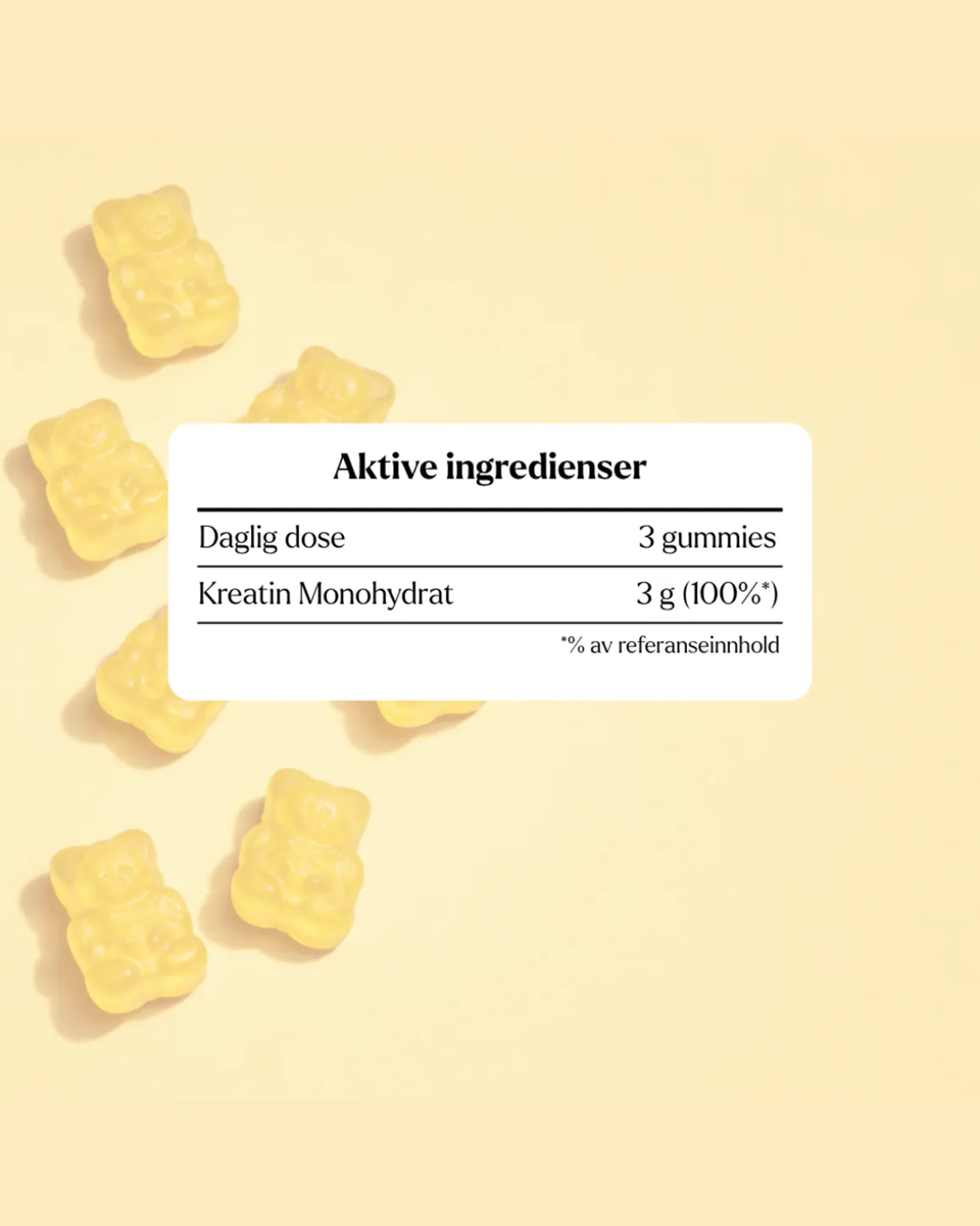 Creatine Gummies 120 stk