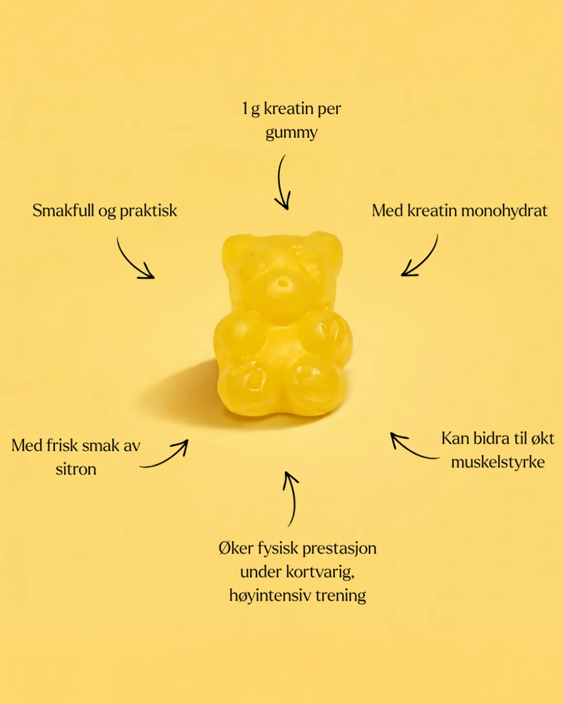 Creatine Gummies 120 stk