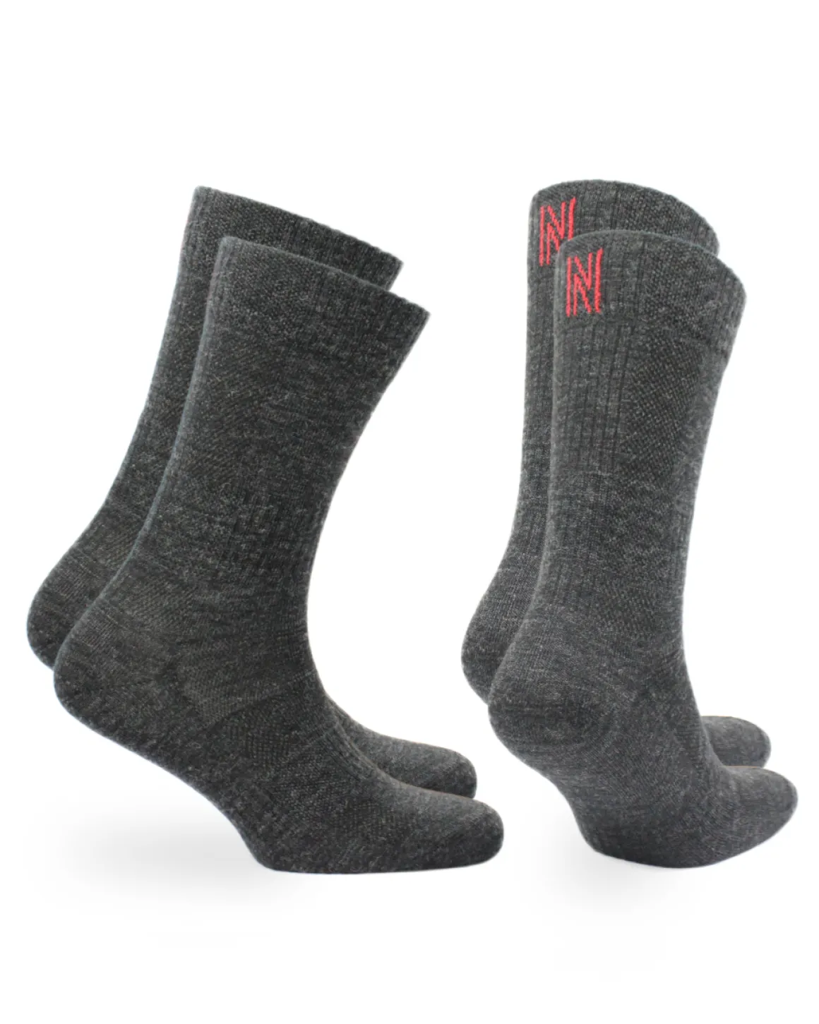 Crew Merino Wool Walking Socks Grey