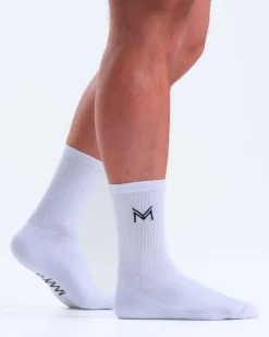 Crew Socks U White