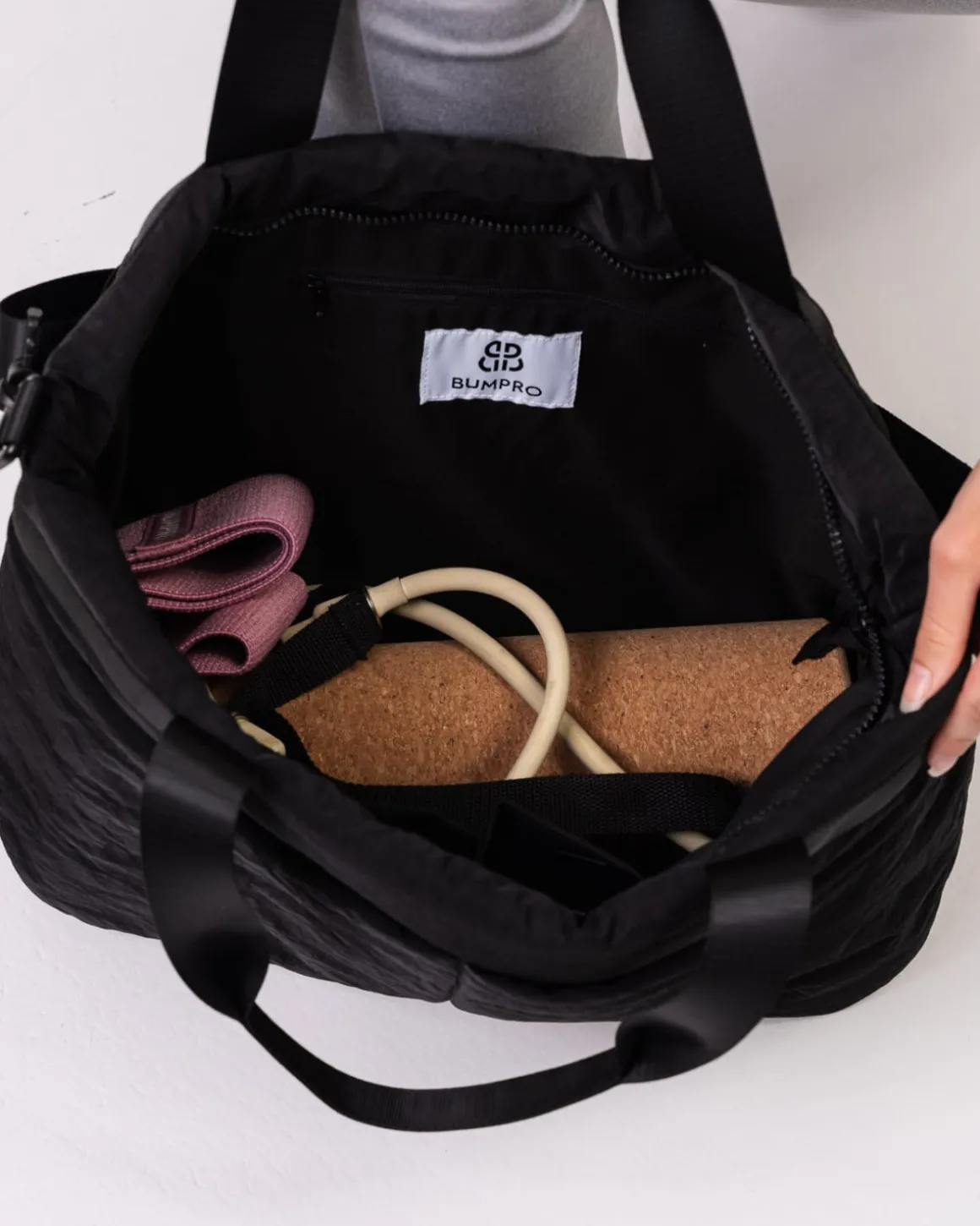 Daily Puffer Bag Black – One Size