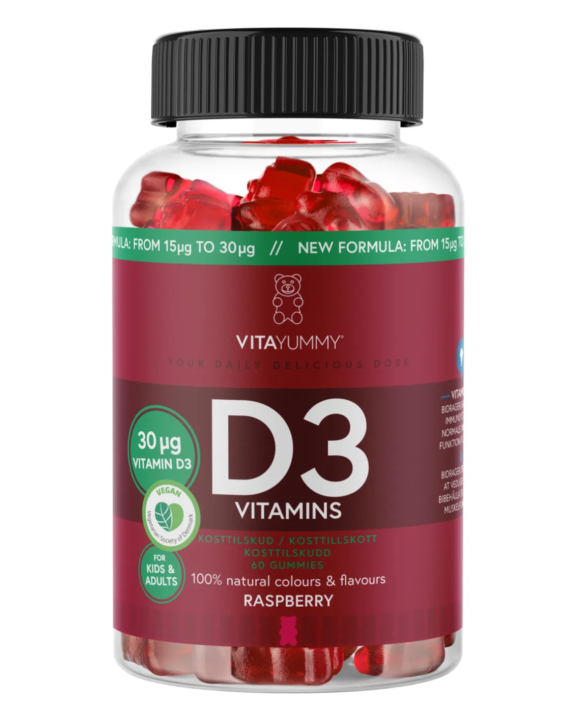D3 Raspberry 180g