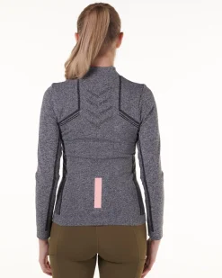 Dry Ctrl Seamless LS Grey Melange