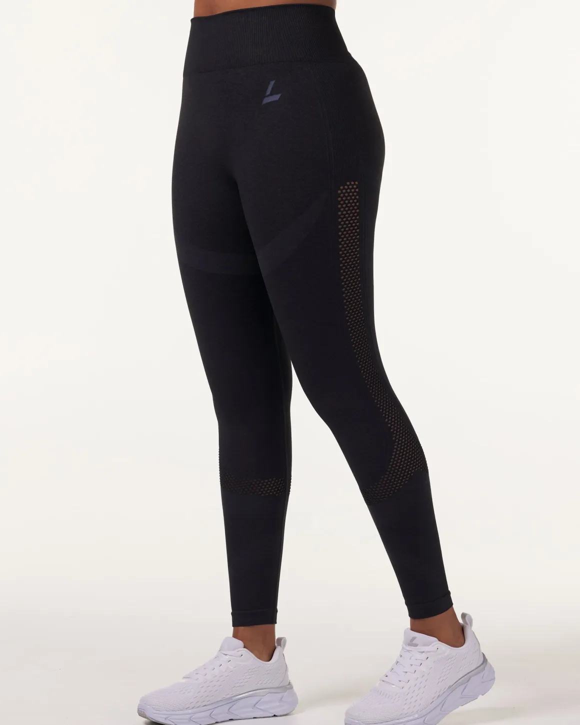 Eclipse Mesh Seamless Tights Blue Ink Marl 2-PACK