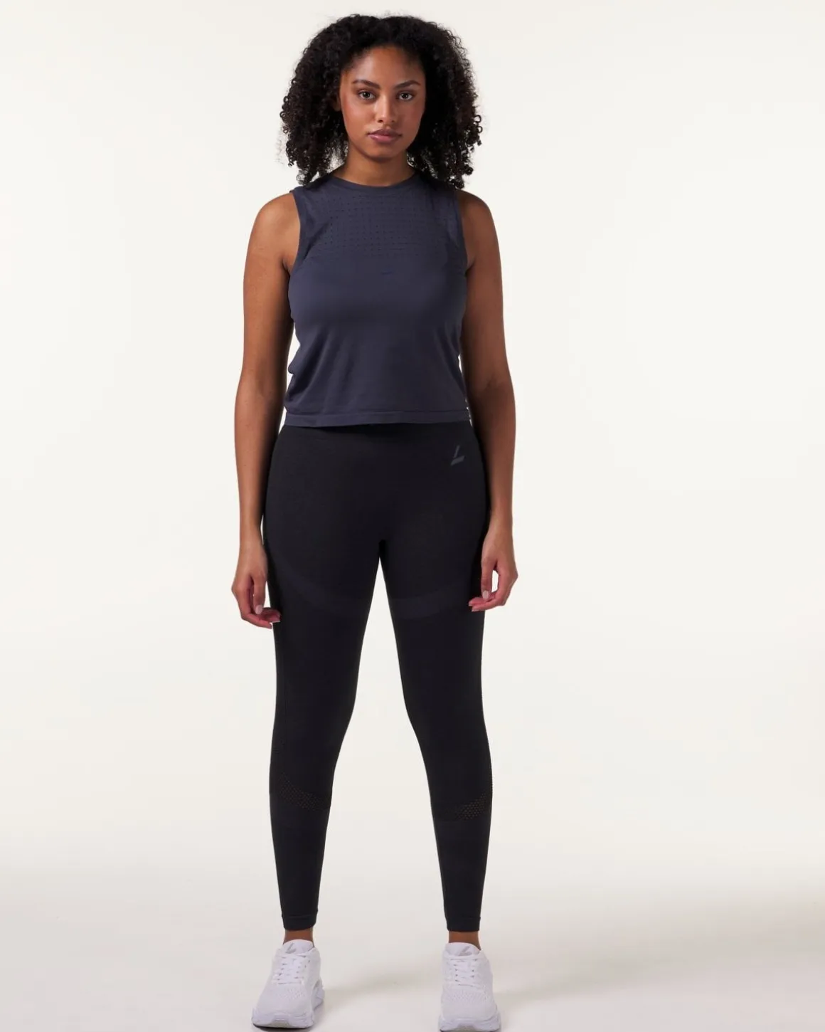 Eclipse Mesh Seamless Tights Blue Ink Marl 2-PACK