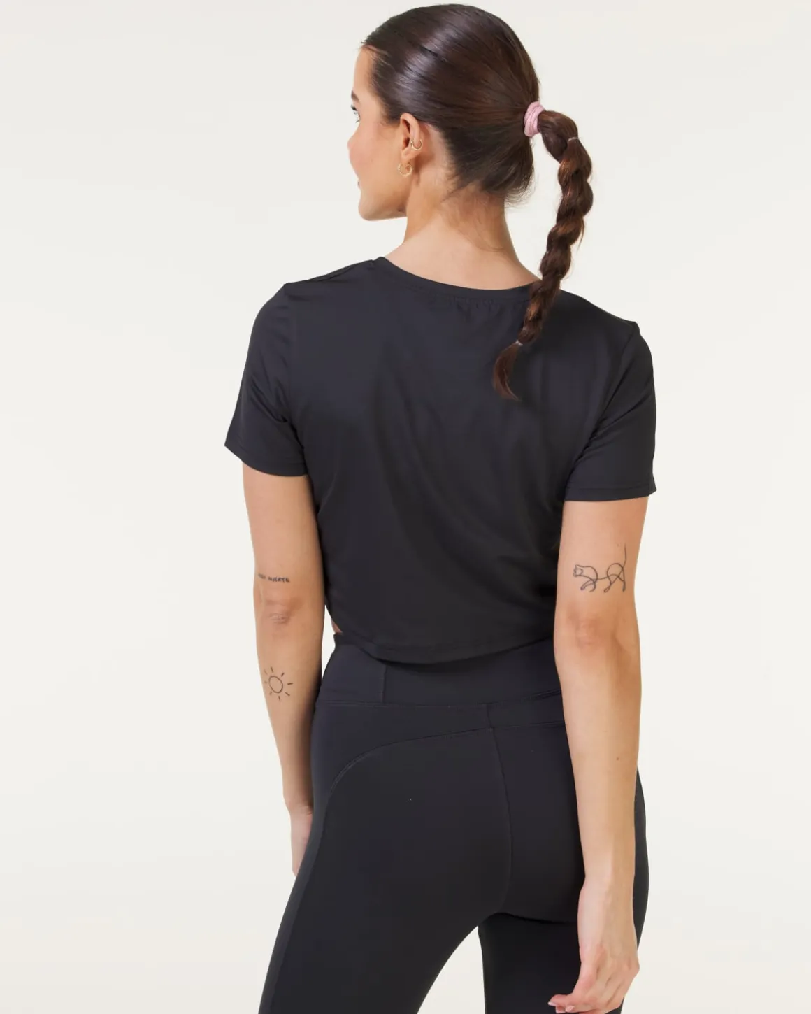Elemental Crop Tee Black