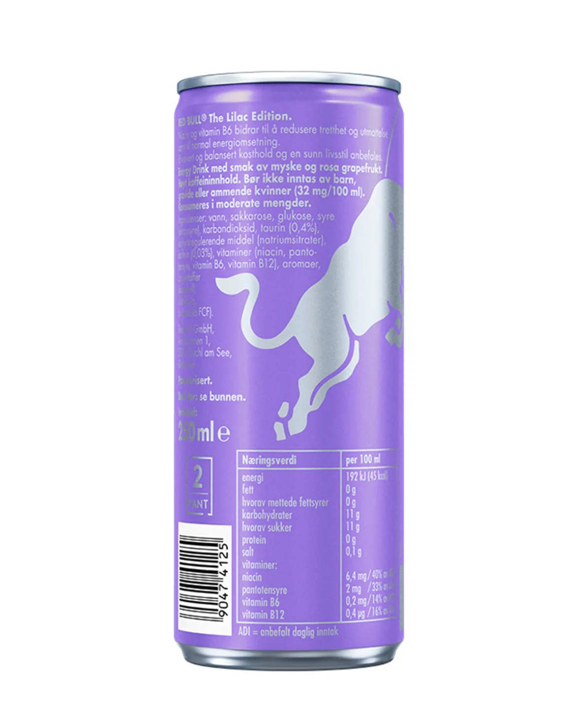 Energidrikk Lilac Edition Myske-og Grapefruktsmak 250ml