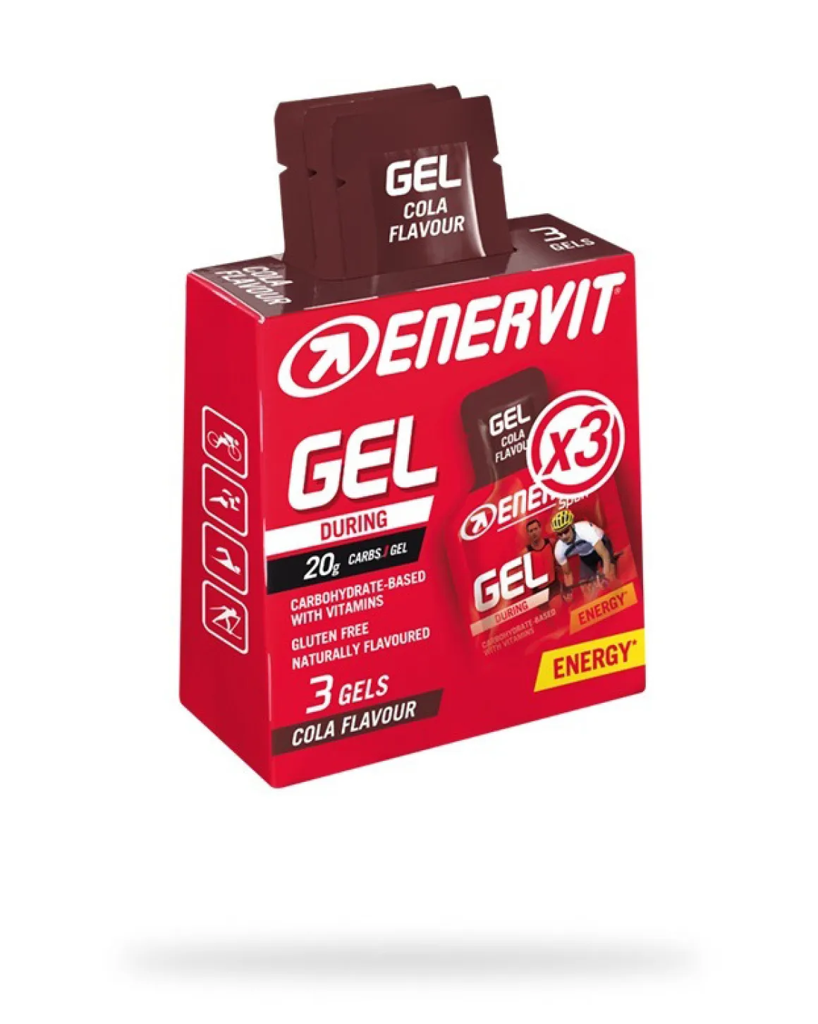 E.SPORT Gel Cola 3x25ml