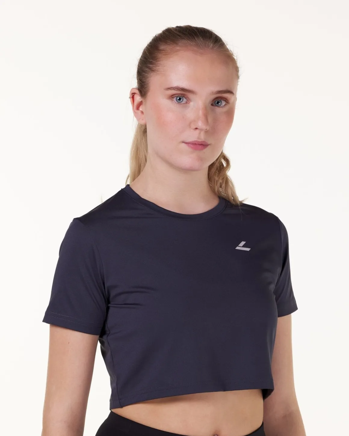 Essential Crop T-shirt Black+Blue+Green+Pink+White 5-PACK