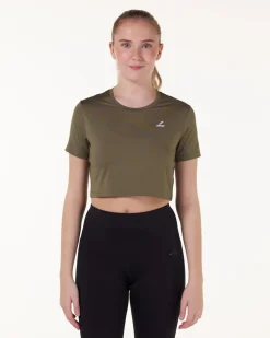 Essential Crop T-shirt Green/Blue/Pink 3-MIXPACK