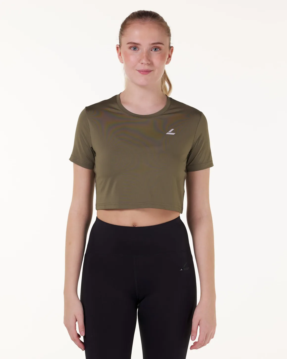 Essential Crop T-shirt Green/Blue/Pink 3-MIXPACK