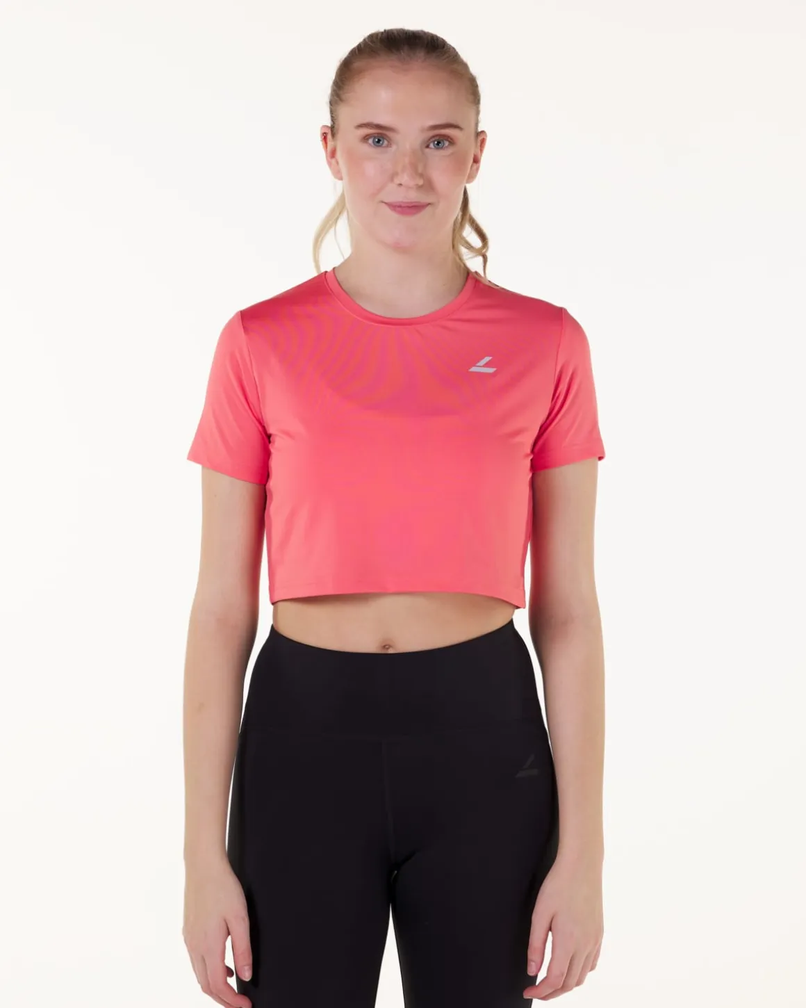 Essential Crop T-shirt Pink Rose
