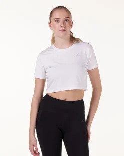 Essential Crop T-shirt White 22
