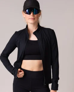 Essential Full Zip Jacket Black