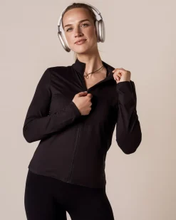 Essential Full Zip Jacket Black
