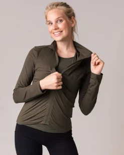 Essential Full Zip Jacket Green Forest