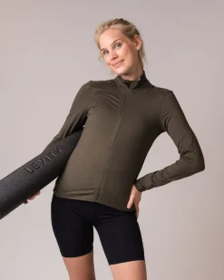 Essential Full Zip Jacket Green Forest