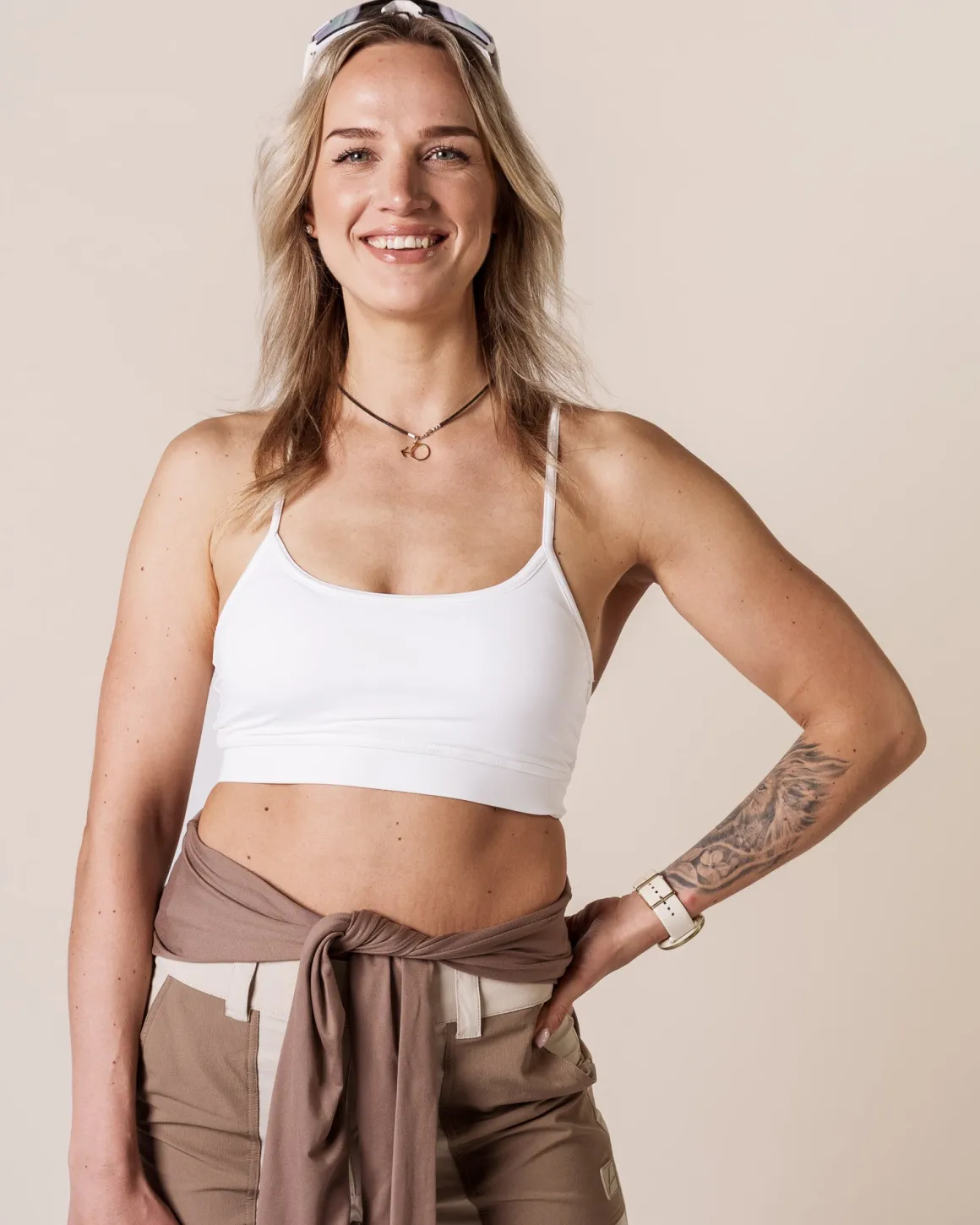 Essential Light Bra All White
