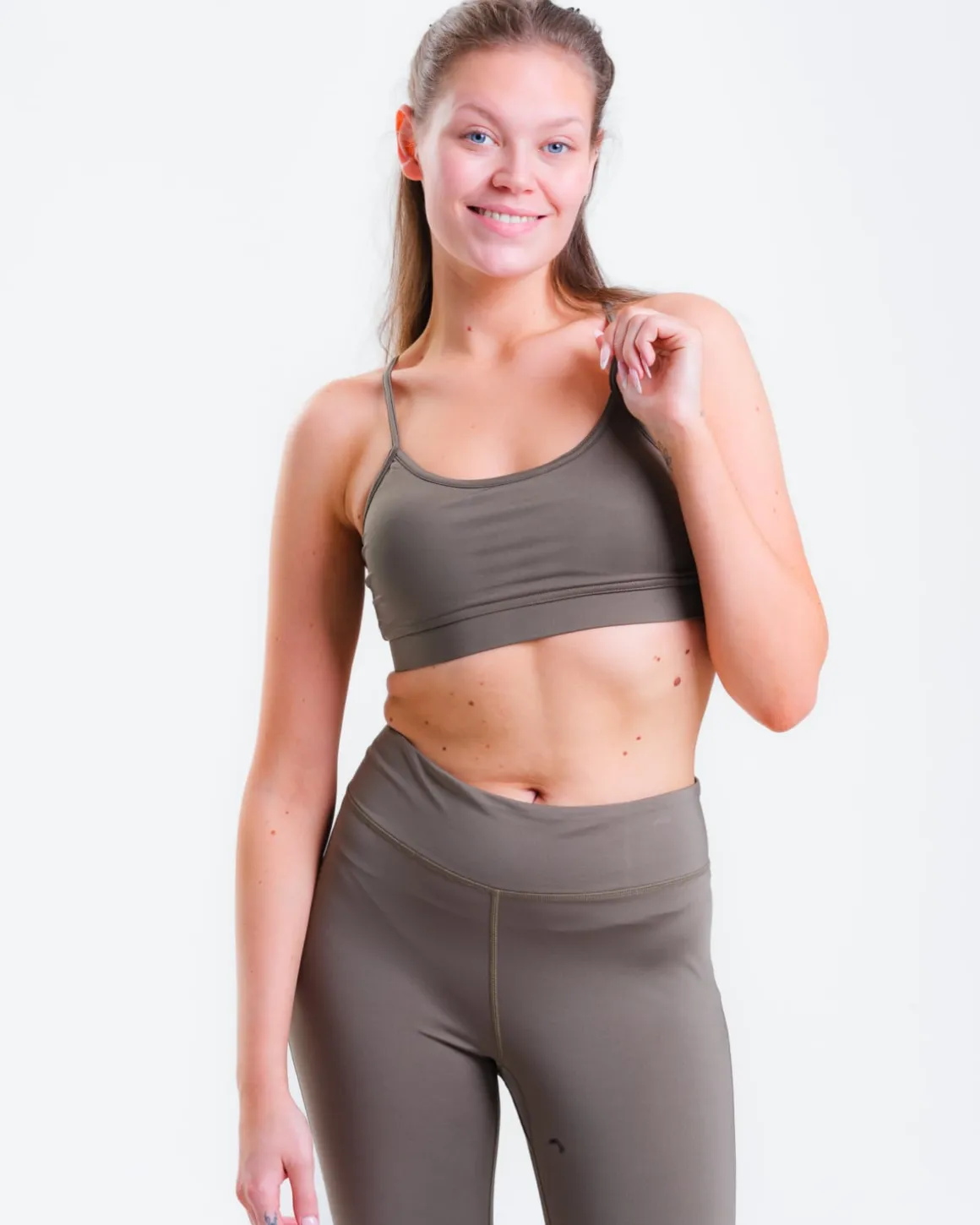 Essential Light Bra Green Olive