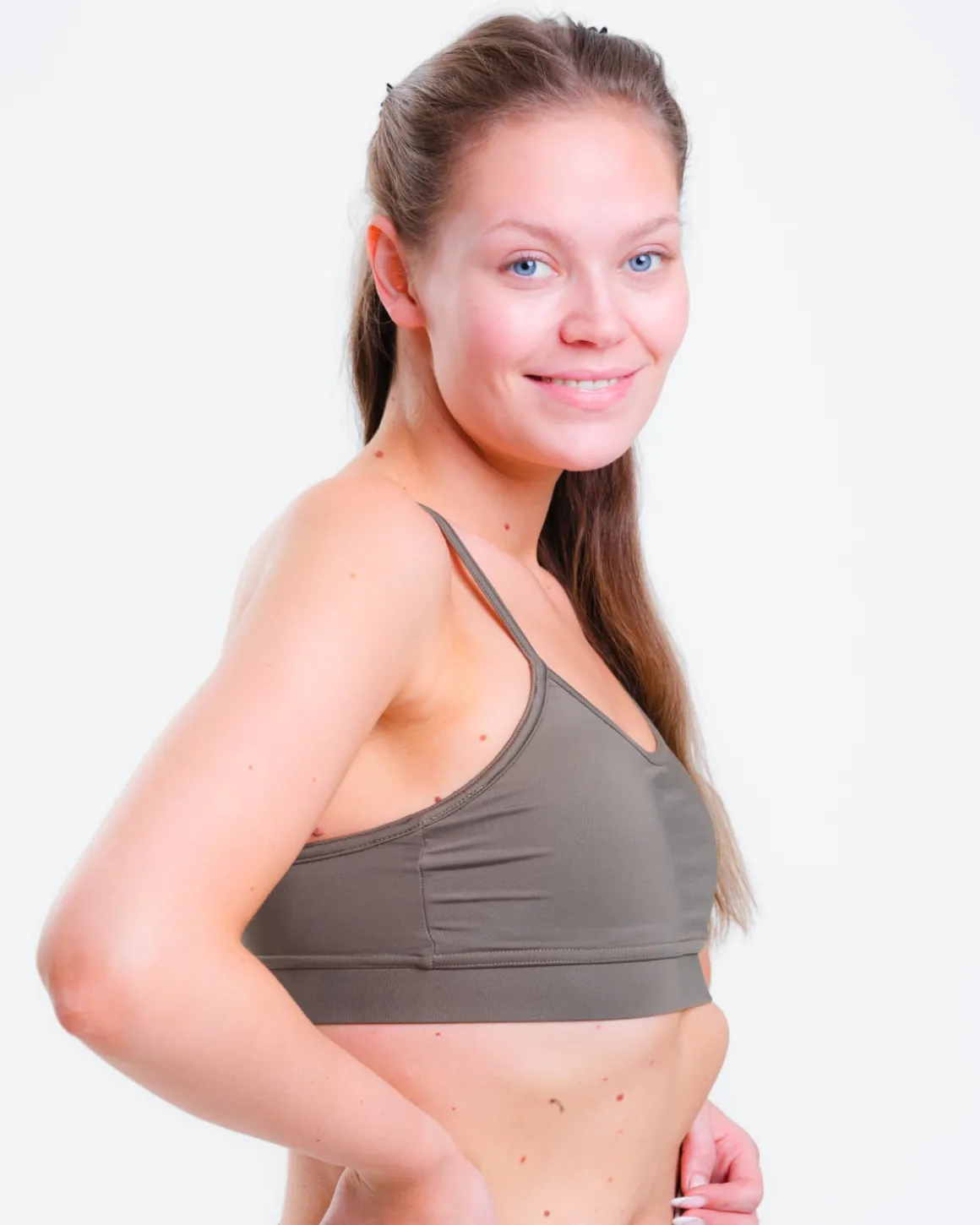 Essential Light Bra Green Olive