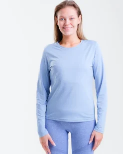 Essential Long Sleeve Blue Soft