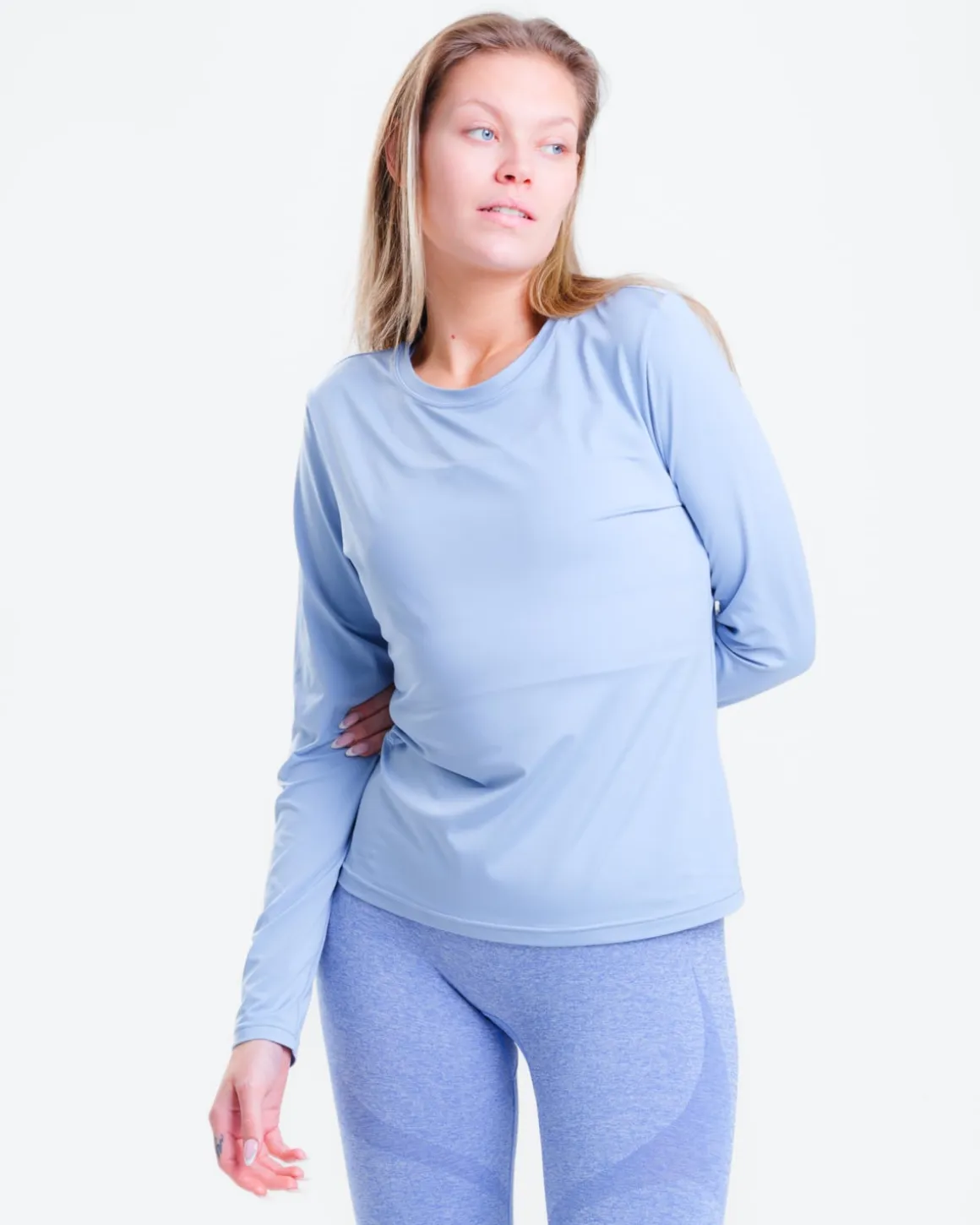 Essential Long Sleeve Blue Soft